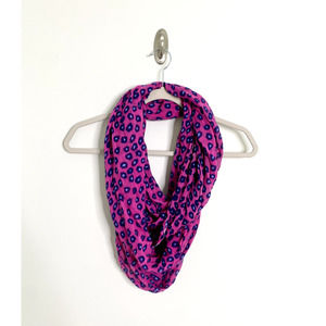Leopard Animal Print Lightweight Infinity Loop Scarf
